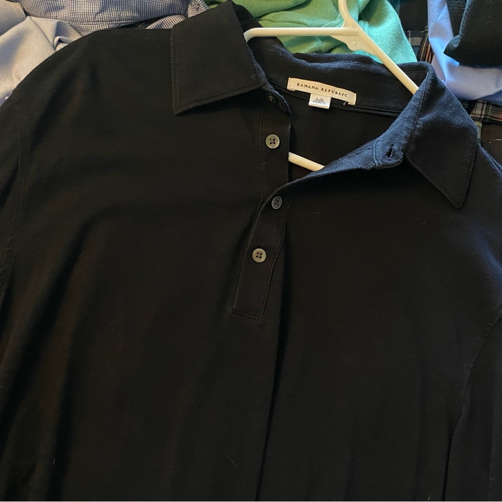 Banana Republic Long Sleeve Polo